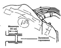 Установка топливных баков