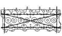 Головка блока цилиндров дизель
