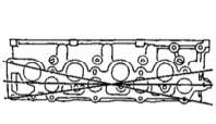 Головка блока цилиндров дизель